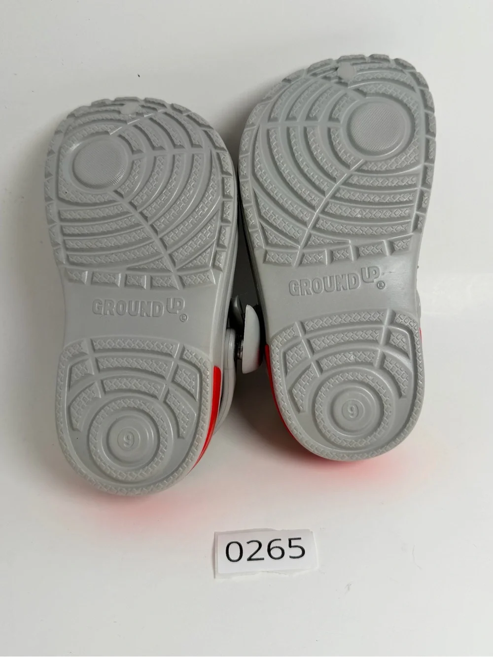 Kids Shark Water Clogs in Light Gray - Playful Shark Face